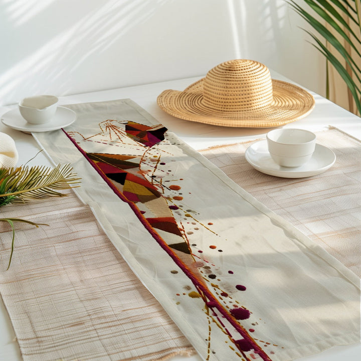 Gilded Cat Table Runner