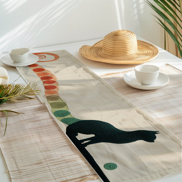 Spiral Serenity Table Runner