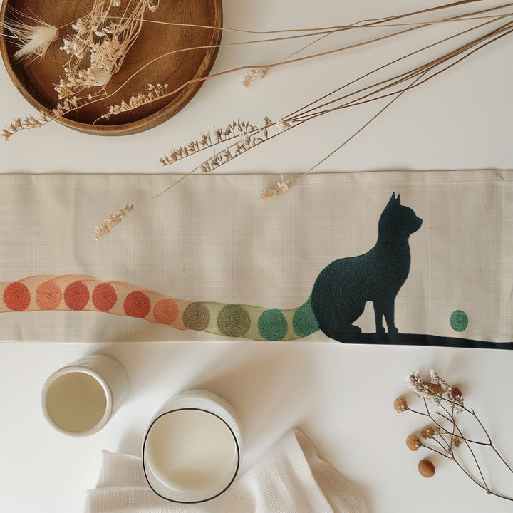 Spiral Serenity Table Runner
