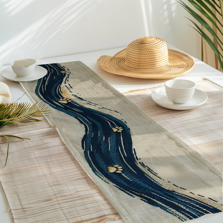 Cat Trails Table Runner