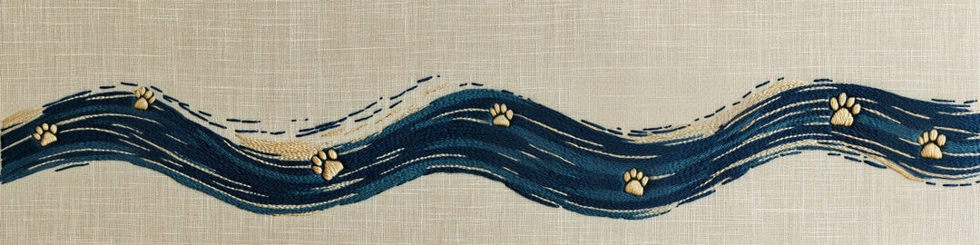 Cat Trails Table Runner